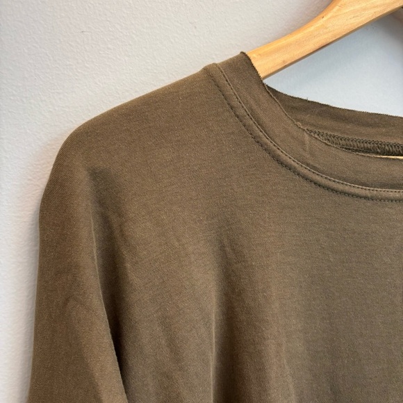 Planet by Lauren G Top Long Sleeve Tunic Lagenlook One Size Pima Cotton pockets - Picture 2 of 11